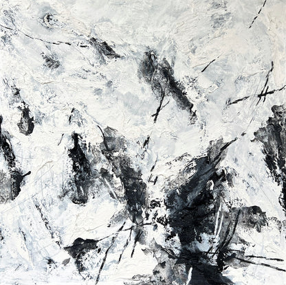 Chaos unleashed 120 x 120 cm