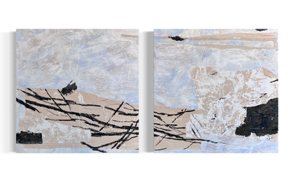 Diptych: Seeing beauty in the past 120x240 cm