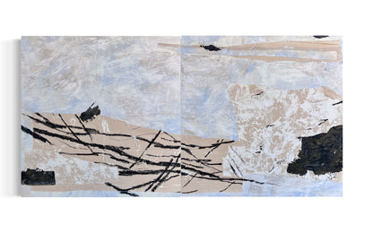 Diptych: Seeing beauty in the past 120x240 cm