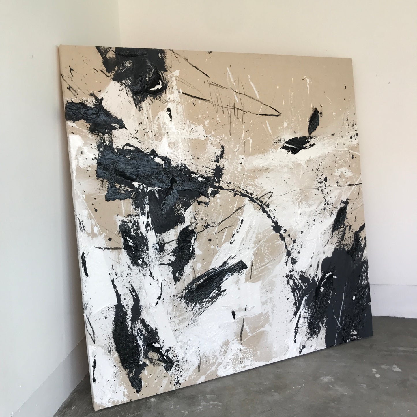 Fragile trust 120 x 120cm