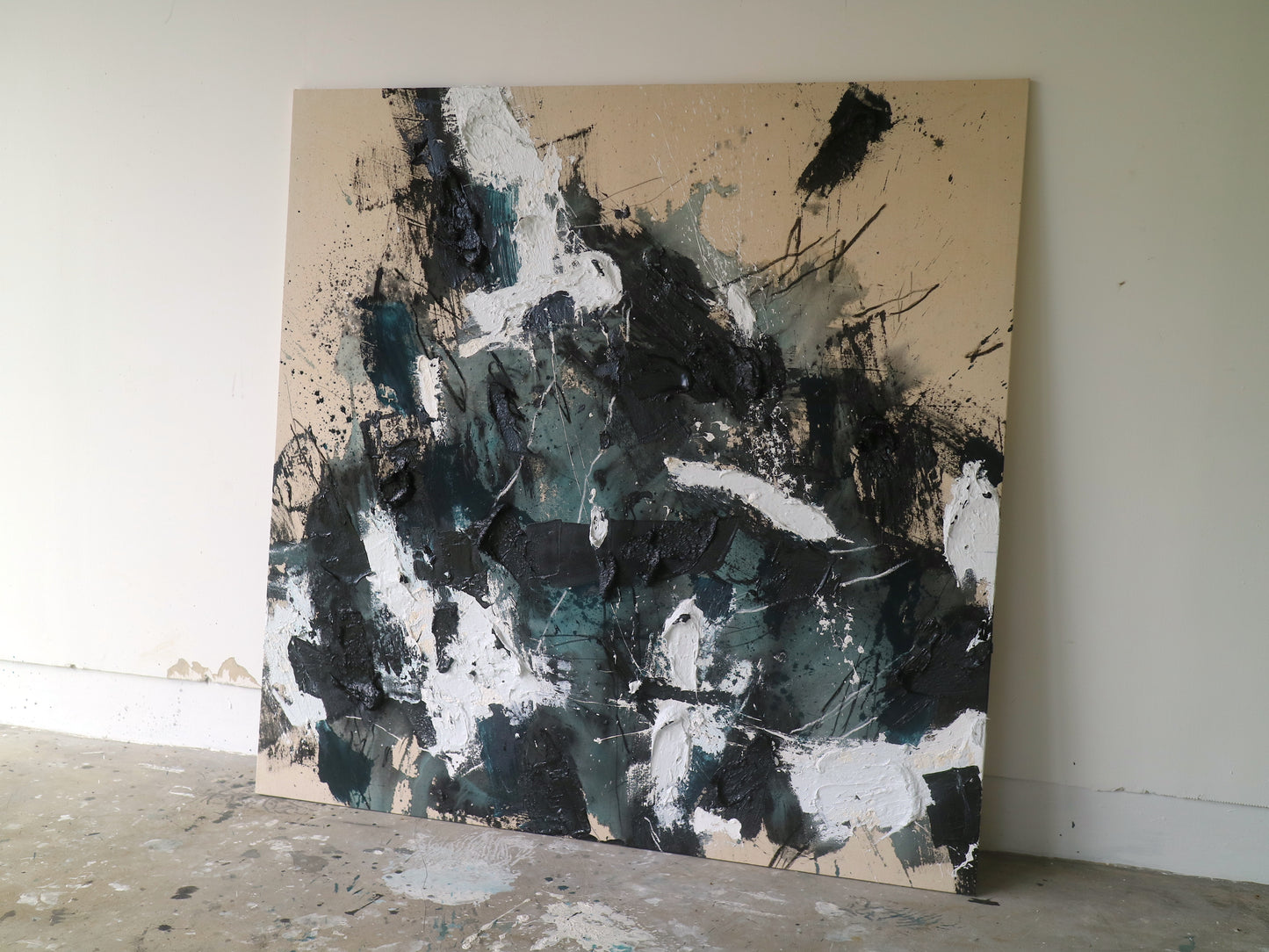 Routine of living 150 x 150 cm